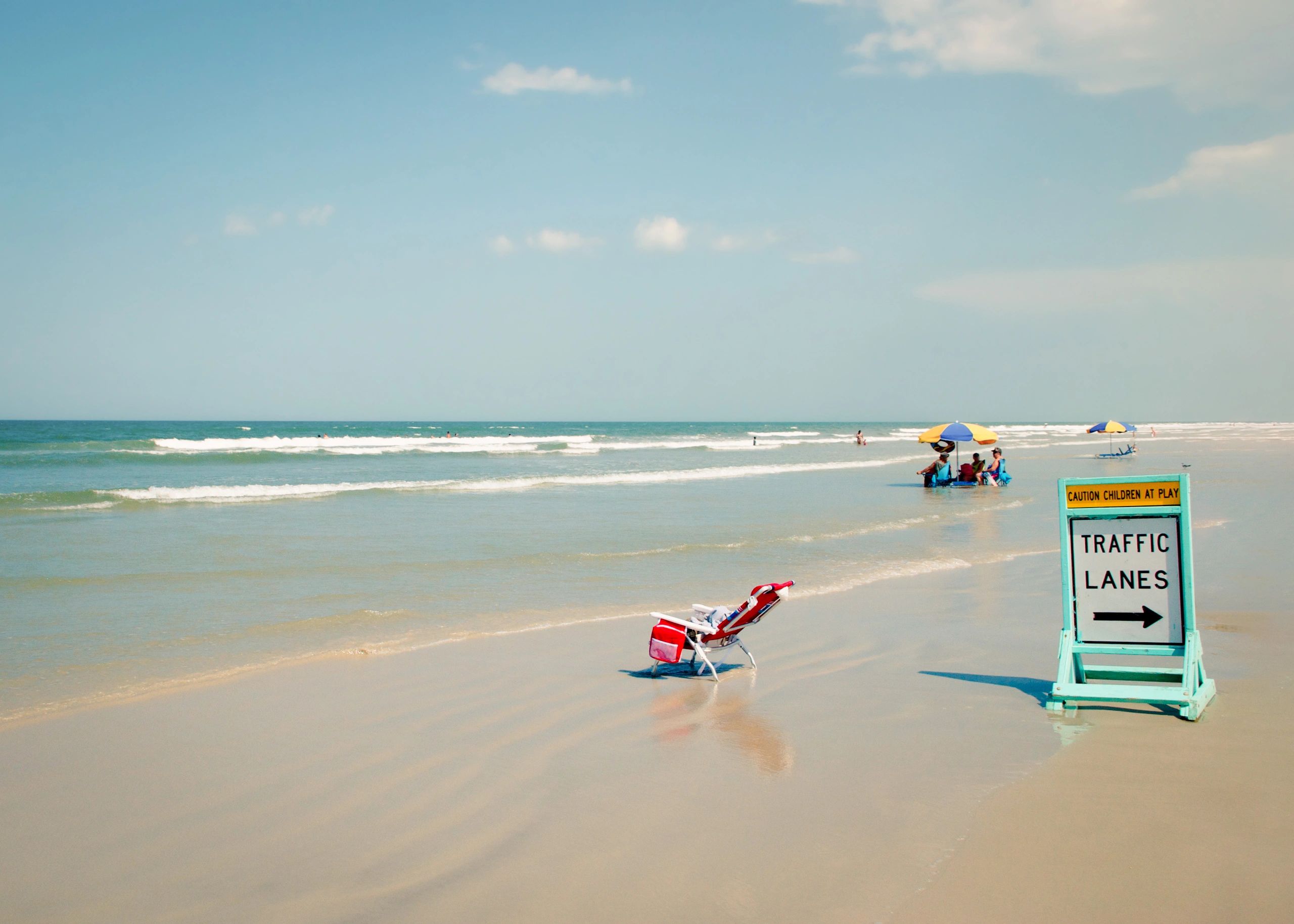 Empty beach in Florida