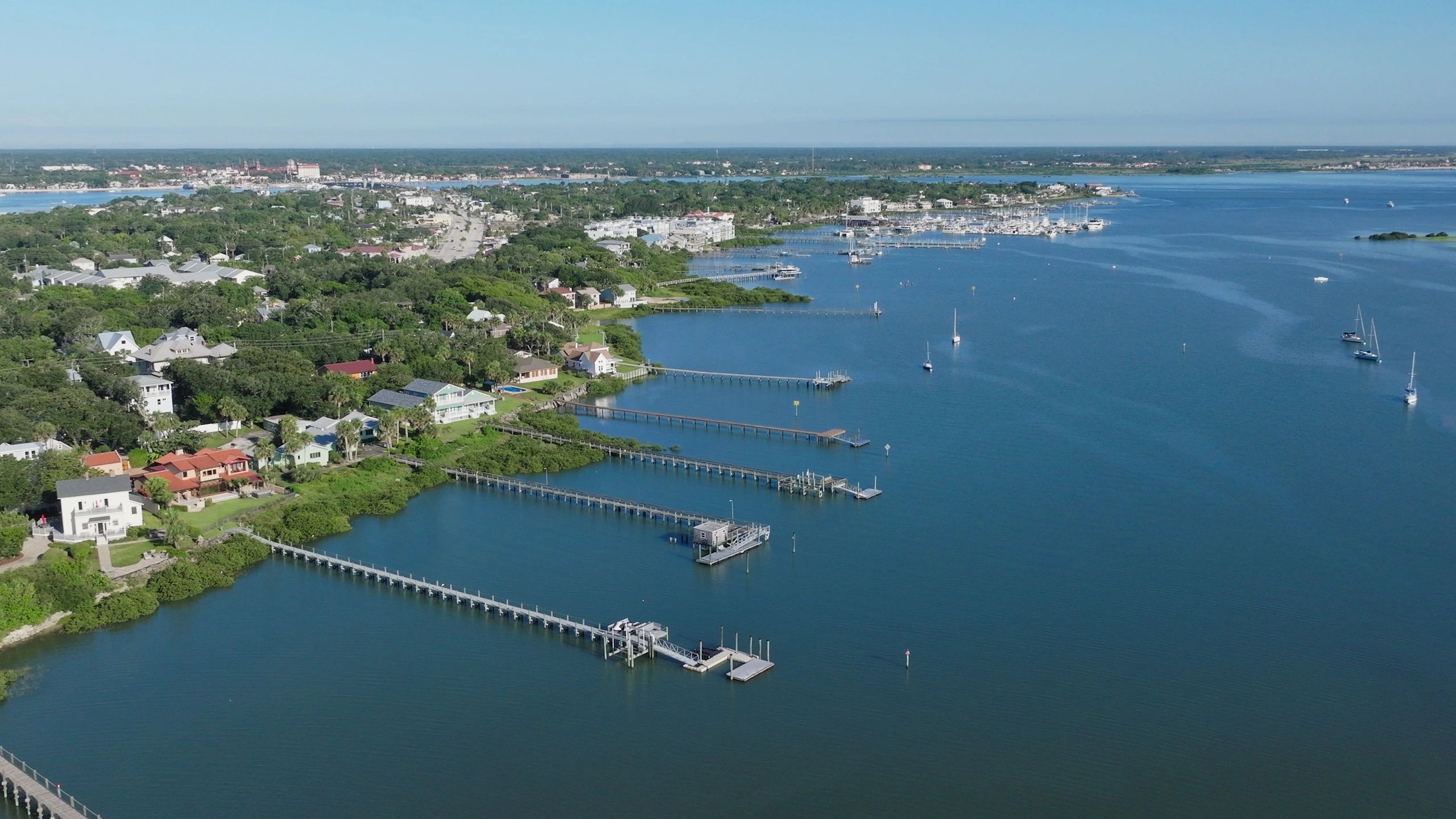 Historic waterfront on Florida's northeast coast
