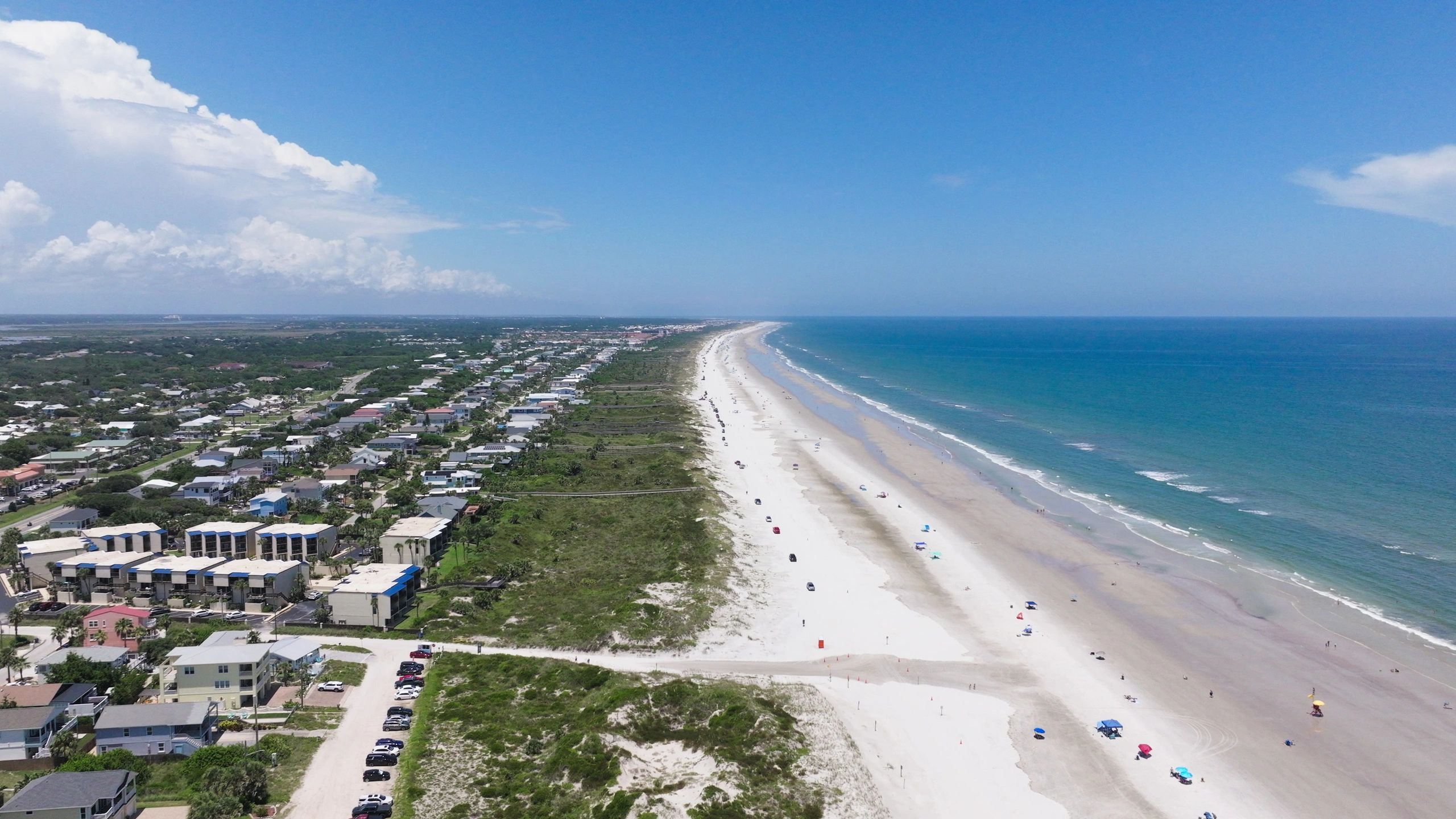 Drive-On Butler Beach with Beachfront Community, Florida